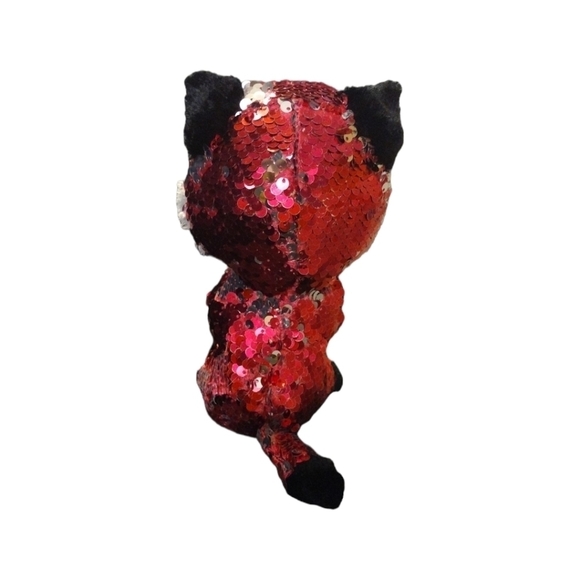 ty Beanie Boos Flippables 9" Medium JEWEL Color Changing Sequins Fox Plush - Picture 4 of 7